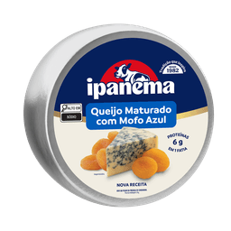 Queijo Mofo Azul Ipanema Peça 3kg | Caixa com 02 unidades