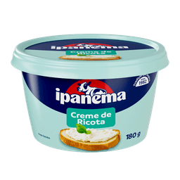 Creme De Ricota Ipanema Pote 180g | Caixa com 18 unidades