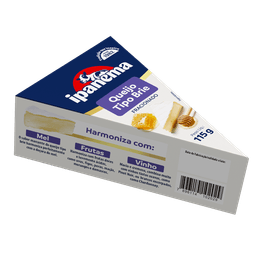 Queijo Brie Ipanema Fração 115g | Caixa com 08 unidades