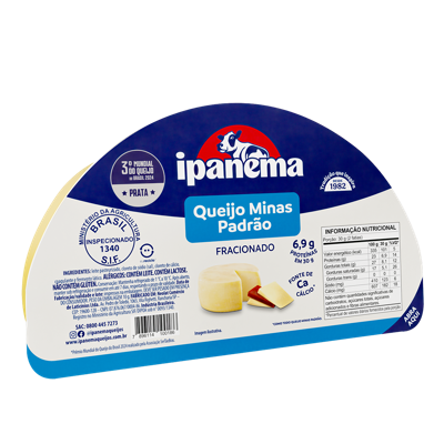 Minas Padrão Fração Ipanema 400g | Caixa com 20 unidades