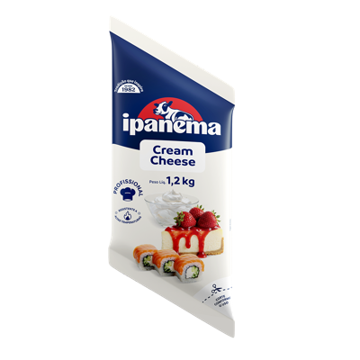 Cream Cheese Ipanema Bisnaga 1,2kg | Caixa com 06 unidades