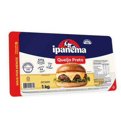 Prato Ipanema Fatiado 1kg | Caixa com 09 unidades