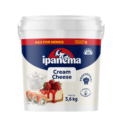 Cream Cheese Ipanema Balde 3,6kg | Caixa com 01 unidades
