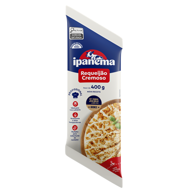Requeijao Culinario Ipanema Bisnaga 400g | Caixa com 09 unidades