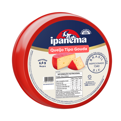 Gouda Ipanema Peça 3kg | Caixa com 02 unidades