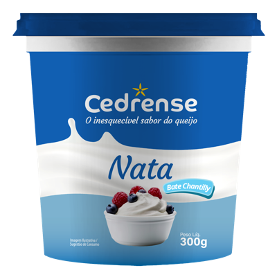 Nata Cedrense Pote 300g | Caixa com 12 unidades