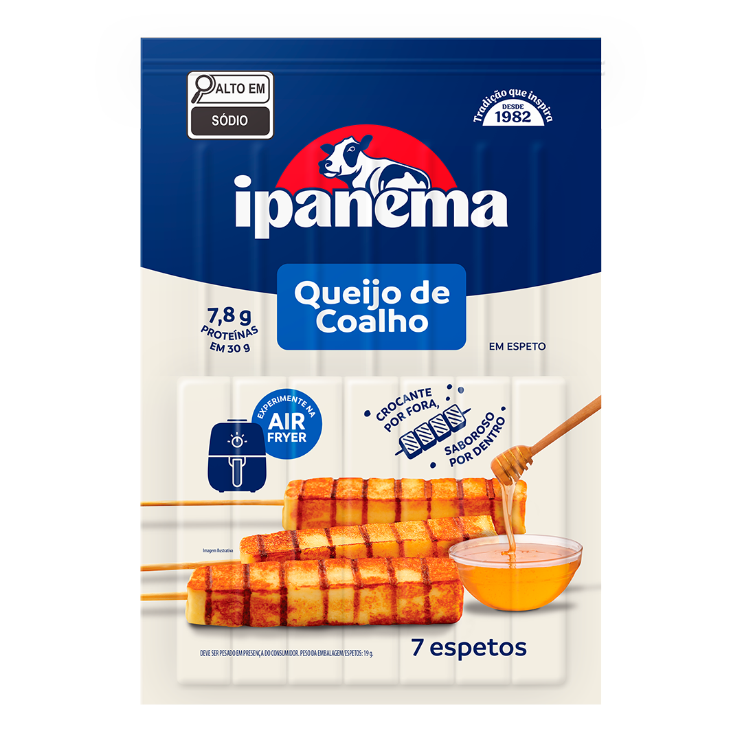 Coalho Espeto Ipanema 300g | Caixa com 24 unidades